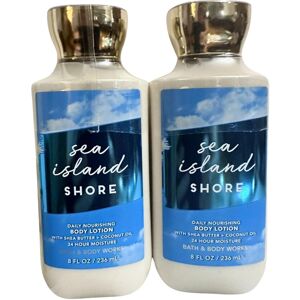 Bath & Body Works Bath and Body Works Body Lotion Set of 2 8oz Each Sea Island Shore Bath & Body Works Bath and Body Works Body Lotion Set of 2 8oz Each Sea Island Shore