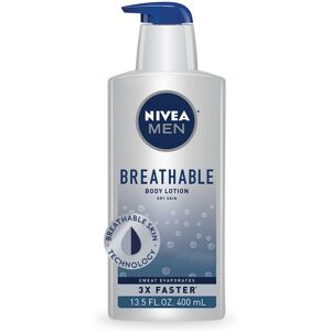 Nivea Men Breathable Body Lotion 48-Hour Hydrating Lotion for Men with Breathab Nivea Men Breathable Body Lotion 48-Hour Hydrating Lotion for Men with Breathab