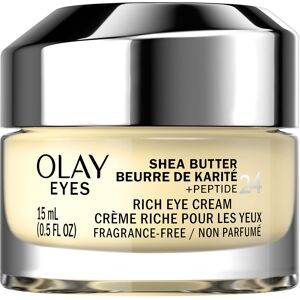 Olay Eyes Shea Butter+Peptide 24 Rich Eye Cream Fragrance Free 0.5 oz. Olay Eyes Shea Butter+Peptide 24 Rich Eye Cream Fragrance Free 0.5 oz.