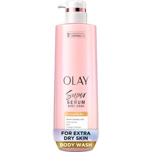 Olay Super Serum Body Wash for Extra Dry Skin 24hr Long Lasting Hydration 5+ I Olay Super Serum Body Wash for Extra Dry Skin 24hr Long Lasting Hydration 5+ I