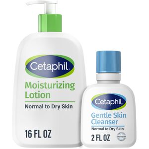 Cetaphil Moisturizing Lotion 16oz with Gentle Skin Cleanser 2oz Cetaphil Moisturizing Lotion 16oz with Gentle Skin Cleanser 2oz