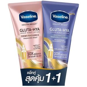 Vaseline Gluta-Hya Dewy Radiance and Overnight Radiance Repair Serum Burst Body Lotion, 3 Vaseline Gluta-Hya Dewy Radiance and Overnight Radiance Repair Serum Burst Body Lotion, 3
