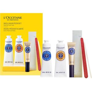 L'Occitane Shea Mani Pedi Set: Soften Moisturize and Comfort Skin Set Includes L'Occitane Shea Mani Pedi Set: Soften Moisturize and Comfort Skin Set Includes