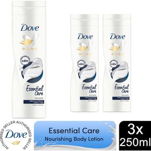 Dove Essential Nourishment Body Lotion Deep Care For Dry Skin 3x250ml Dove Essential Nourishment Body Lotion Deep Care For Dry Skin 3x250ml