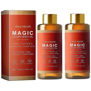 Unbranded (2 pcs) 1/2pcs Magic Body Oil for Arms, Chest, Thighs and Tums 100ml/3.52Flab Unbranded (2 pcs) 1/2pcs Magic Body Oil for Arms, Chest, Thighs and Tums 100ml/3.52Flab