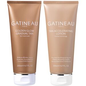 Gatineau - Tan Accelerating Lotion (200ml) + Golden Glow Gradual Tan (200ml) Duo Gatineau - Tan Accelerating Lotion (200ml) + Golden Glow Gradual Tan (200ml) Duo
