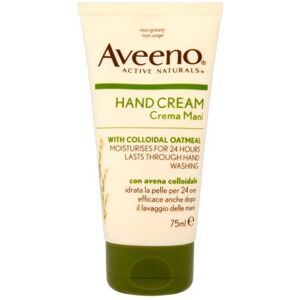 Aveeno Daily Moisturising Hand Cream (1x 75ml), Nourishing Lotion with 24-Hour M Aveeno Daily Moisturising Hand Cream (1x 75ml), Nourishing Lotion with 24-Hour M