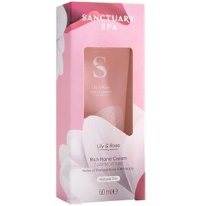 Sanctuary Spa Lily & Rose Rich Hand Cream, Moisturiser, Body Cream, Vegan and Cr Sanctuary Spa Lily & Rose Rich Hand Cream, Moisturiser, Body Cream, Vegan and Cr