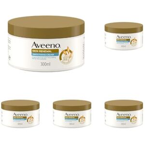 Aveeno Skin Renewal Smoothing Cream, 24-Hour Hydration, Smooths Rough, Dry and B Aveeno Skin Renewal Smoothing Cream, 24-Hour Hydration, Smooths Rough, Dry and B