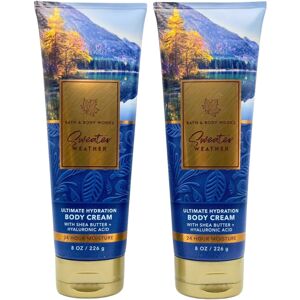 Bath & Body Works Ultra Shea Body Cream 8oz Each Pack of 2 (Sweater Weather) Bath & Body Works Ultra Shea Body Cream 8oz Each Pack of 2 (Sweater Weather)