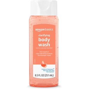 Amazon Basics Clarifying Pink Grapefruit Body Wash 2% Salicylic Acid Acne Treat Amazon Basics Clarifying Pink Grapefruit Body Wash 2% Salicylic Acid Acne Treat
