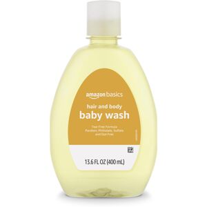 Amazon Basics Tear-Free Baby Hair and Body Wash Lightly scented 13.6 Fluid Oun Amazon Basics Tear-Free Baby Hair and Body Wash Lightly scented 13.6 Fluid Oun