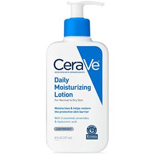 CeraVe Daily Moisturizing Lotion 8 Ounce Face & Body Lotion for Dry Skin wit CeraVe Daily Moisturizing Lotion 8 Ounce Face & Body Lotion for Dry Skin wit