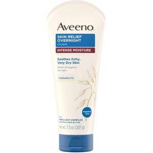 Aveeno Skin Relief Overnight Intense Moisture Cream with Triple Oat Complex & Na Aveeno Skin Relief Overnight Intense Moisture Cream with Triple Oat Complex & Na