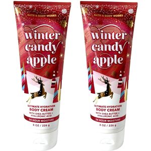 Bath & Body Works Ultimate Hydration Body Cream (Winter Candy Apple) 8.00 Ounce Bath & Body Works Ultimate Hydration Body Cream (Winter Candy Apple) 8.00 Ounce