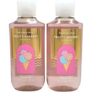 Bath & Body Works Shower Gel Gift Set 10oz Each Pack of 2 (Fruity Sherbet Scoop) Bath & Body Works Shower Gel Gift Set 10oz Each Pack of 2 (Fruity Sherbet Scoop)