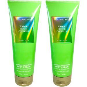 Bath & Body Works Bath and Body Works Gift Set of of 2 - 8 oz Body Cream - (Waikiki Beach Coconut) Bath & Body Works Bath and Body Works Gift Set of of 2 - 8 oz Body Cream - (Waikiki Beach Coconut)