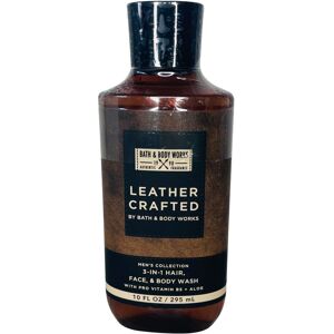 Bath & Body Works Men's Leather Crafted 3-in-1 Hair Face & Body Wash 10 Ounce Bath & Body Works Men's Leather Crafted 3-in-1 Hair Face & Body Wash 10 Ounce
