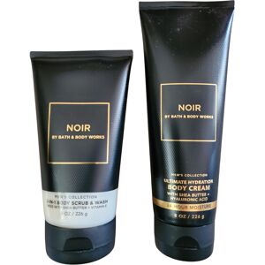 Bath & Body Works Bath and Body Works Men's Noir Ultimate Hydration Body Cream and Body Scrub Bath & Body Works Bath and Body Works Men's Noir Ultimate Hydration Body Cream and Body Scrub