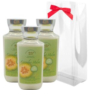 Bath & Body Works CUCUMBER MELON Body Lotion 8 fl oz Gift Set with a Red Bow for Bath & Body Works CUCUMBER MELON Body Lotion 8 fl oz Gift Set with a Red Bow for