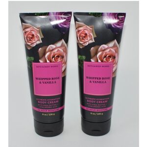 Bath & Body Works Ultimate Hydration Body Cream Pack of 2 (Whipped Rose Vanilla) Bath & Body Works Ultimate Hydration Body Cream Pack of 2 (Whipped Rose Vanilla)