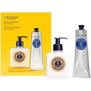 L'OCCITANE Wash & Hydrate: 2-Piece Hands & Body Care Set Includes Shea Hand Cre L'OCCITANE Wash & Hydrate: 2-Piece Hands & Body Care Set Includes Shea Hand Cre