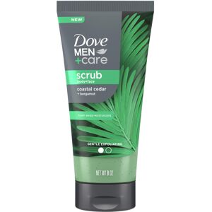 Dove Men+Care Body and Face Scrub Costal Cedar Deeply Exfoliates for Hydrated & Dove Men+Care Body and Face Scrub Costal Cedar Deeply Exfoliates for Hydrated &