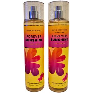 Bath & Body Works Fine Fragrance Mists Set of 2 8oz Each Bottle (Forever Sunsh Bath & Body Works Fine Fragrance Mists Set of 2 8oz Each Bottle (Forever Sunsh