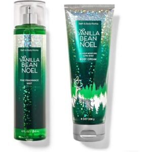 Bath & Body Works Vanilla Bean Noel - Gift Set - Fine Fragrance Mist & Body Cream (packaging varie Bath & Body Works Vanilla Bean Noel - Gift Set - Fine Fragrance Mist & Body Cream (packaging varie