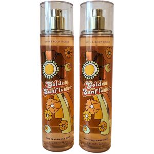 Bath & Body Works Fragrance Mist Gift Set of 2 8oz Each (Golden Sunflower) Bath & Body Works Fragrance Mist Gift Set of 2 8oz Each (Golden Sunflower)