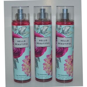 Bath & Body Works Fragrance Mist 3-Pack 8oz Each (Hello Beautiful) Bath & Body Works Fragrance Mist 3-Pack 8oz Each (Hello Beautiful)