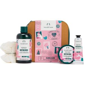 The Body Shop Bloom & Glow British Rose Essentials Gift Set - Vegan Formula with The Body Shop Bloom & Glow British Rose Essentials Gift Set - Vegan Formula with