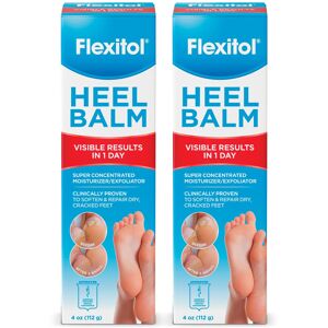 Flexitol Heel Balm Rich Moisturizing & Exfoliating Foot Cream 4 Oz Tube (Pack Flexitol Heel Balm Rich Moisturizing & Exfoliating Foot Cream 4 Oz Tube (Pack