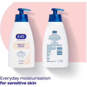 E45 daily cream fast absorbing for dry skin 400ml DAMAGED E45 daily cream fast absorbing for dry skin 400ml DAMAGED