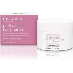 This Works Perfect Legs Body Butter, 200 ml - Body Lotion with Mood-Boosting Ger This Works Perfect Legs Body Butter, 200 ml - Body Lotion with Mood-Boosting Ger