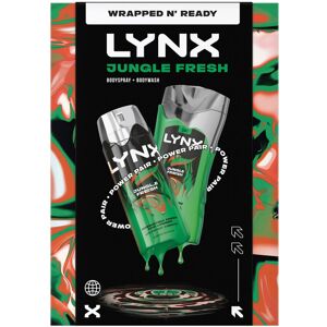 (Buy 1) Lynx Jungle Fresh Gift Set Bodywash & Body Spray Duo Energising Grooming (Buy 1) Lynx Jungle Fresh Gift Set Bodywash & Body Spray Duo Energising Grooming