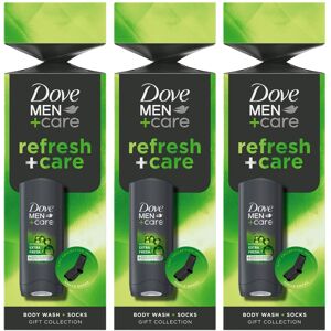 (Buy 3) Dove Men+Care Gift Set Refresh+Care Extra Fresh Body Wash & Socks 1 Piec (Buy 3) Dove Men+Care Gift Set Refresh+Care Extra Fresh Body Wash & Socks 1 Piec