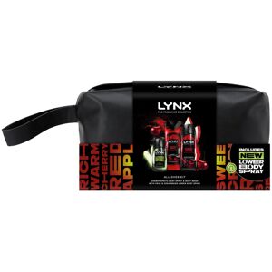 (Buy 1) Lynx Fine Fragrance Washbag Gift Set, Premium Cherry Spritz and Pear Sce (Buy 1) Lynx Fine Fragrance Washbag Gift Set, Premium Cherry Spritz and Pear Sce