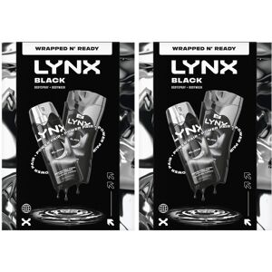 (Buy 2) Lynx Black Gift Set for Men - Daily Grooming Duo with Fresh Scent & Skin (Buy 2) Lynx Black Gift Set for Men - Daily Grooming Duo with Fresh Scent & Skin