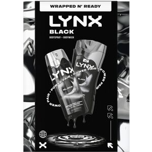 (Buy 1) Lynx Black Gift Set for Men - Daily Grooming Duo with Fresh Scent & Skin (Buy 1) Lynx Black Gift Set for Men - Daily Grooming Duo with Fresh Scent & Skin