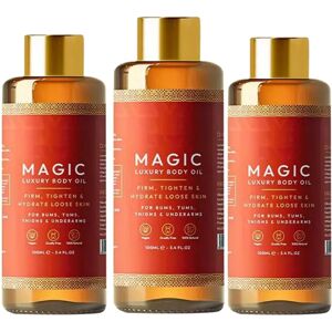 Unbranded 3x100ml Magic Body Oil - Firms, Tightens & Hydrates Sagging Skin (Full-Body Use; Unbranded 3x100ml Magic Body Oil - Firms, Tightens & Hydrates Sagging Skin (Full-Body Use;