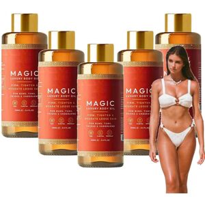 Unbranded (5pcs) Magic Body Oil, 100ml Body Oils - Plumps, Tightens, Firms And Hydrates Sa Unbranded (5pcs) Magic Body Oil, 100ml Body Oils - Plumps, Tightens, Firms And Hydrates Sa
