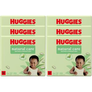 6 Packs Huggies Natural Care PF Baby Wipes Sensitive Unscented 1152 Baby Wipes 6 Packs Huggies Natural Care PF Baby Wipes Sensitive Unscented 1152 Baby Wipes