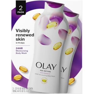 Olay Body Wash Age Defying with Vitamin E & B3 Complex Moisturizing Visibly Smo Olay Body Wash Age Defying with Vitamin E & B3 Complex Moisturizing Visibly Smo