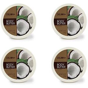 DELON Intense Moisturizing Body Butter 6.9 Oz (4-Pack) (Coconut) DELON Intense Moisturizing Body Butter 6.9 Oz (4-Pack) (Coconut)