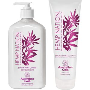 Australian kulta Australian Gold Hemp Nation Sugar Plum Cookie Bundle - Tan Extender Body Lotion Australian kulta Australian Gold Hemp Nation Sugar Plum Cookie Bundle - Tan Extender Body Lotion