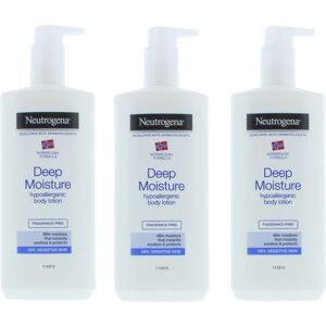 X3 Neutrogena Norwegain Formula Deep Moisture Body Lotion 400ml X3 Neutrogena Norwegain Formula Deep Moisture Body Lotion 400ml