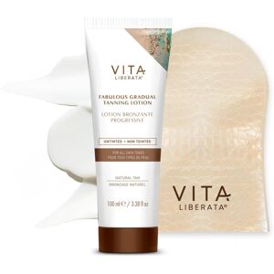 VITA LIBERATA Fabulous Gradual Tanning Lotion 100ml & Mitt Bundle, Super Hydrati VITA LIBERATA Fabulous Gradual Tanning Lotion 100ml & Mitt Bundle, Super Hydrati