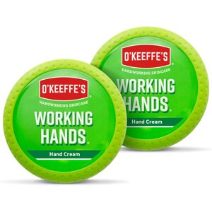 O'Keeffe's Working Hands, 96g Jar (2 Pack) - Hand Cream for Extremely Dry, Crack O'Keeffe's Working Hands, 96g Jar (2 Pack) - Hand Cream for Extremely Dry, Crack