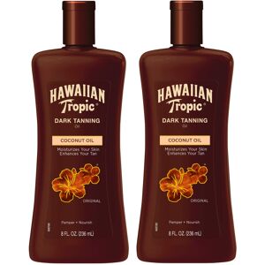 Hawaiian Tropic Dark Tanning Oil 8oz Moisturizing Body Oil Tan Enhancer Coc Hawaiian Tropic Dark Tanning Oil 8oz Moisturizing Body Oil Tan Enhancer Coc